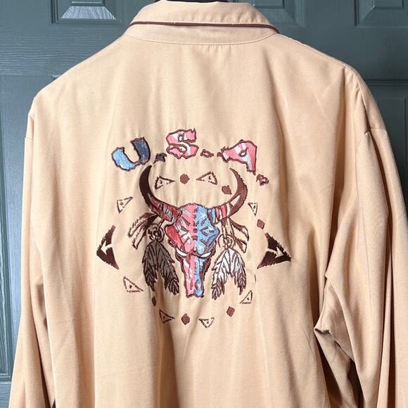 Scully‎ Western Cowboy Embroidered Shirt USA Country Rodeo Top - Picture 2 of 14